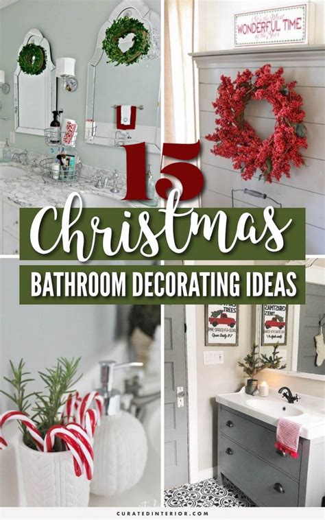 15 Brilliant Christmas Bathroom Decor Ideas