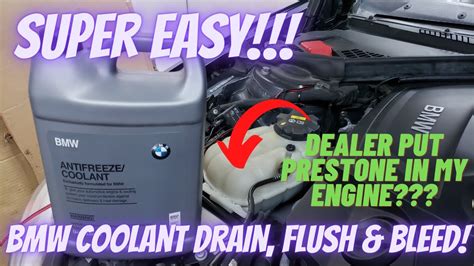 BMW Coolant Drain Flush Bleed Super Easy DIY YouTube