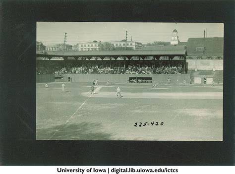 Baseball Game The University Of Iowa 1920s Creator Kent Flickr