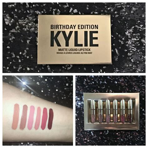 Kylie Cosmetics Birthday Edition Mini Matte Liquid Lipsticks Review