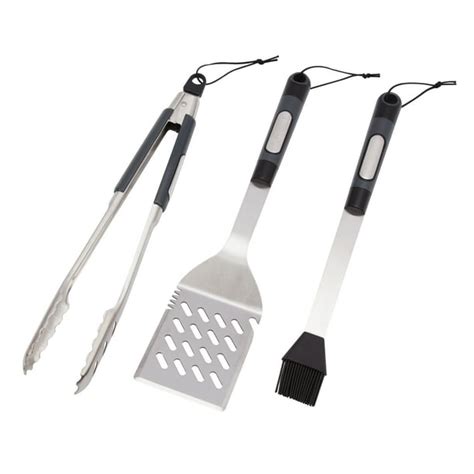 Cuisinart 3 Piece Stainless Steel Barbecue Tool Set Set Includes