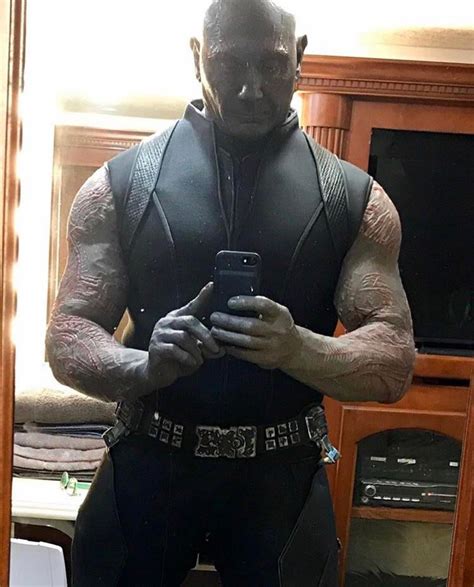 Dave Bautista Loving His Drax Wedding Outfit On His Instagram