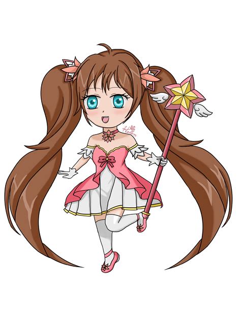 Magical Girl Chibi Helensakura1 Illustrations Art Street