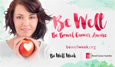 Be Well Week And The Be Well Challenge Bowel Cancer Australia