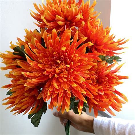 We did not find results for: Artificial Chrysanthemum Orange Flowers | Artificial ...