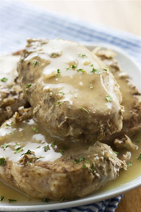 You could take these honey mustard pork chops or these apple pork chops and. Say goodbye to overcooked pork chops! These Slow Cooker Pork Chops are the perfect weeknight and ...
