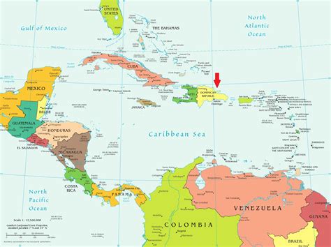 From wikimedia commons, the free media repository. mapa-america-republica-dominicana - Viaje seu Mundo