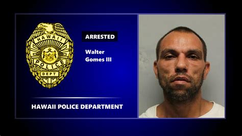 Manhunt Ends With Arrest Of Walter Gomes In South Kona