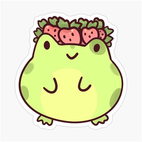 Cute Frog Sticker By Narykkoi In 2021 Frog Drawing Frog Art Cute