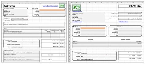 Plantillas Facturas Excel Plantillas De Facturas Y Presupuestos