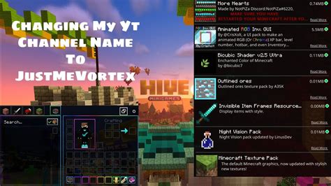 Maybe you would like to learn more about one of these? BEST MINECRAFT BEDROCK TEXTURE PACKS/MODS (link in Desc ...