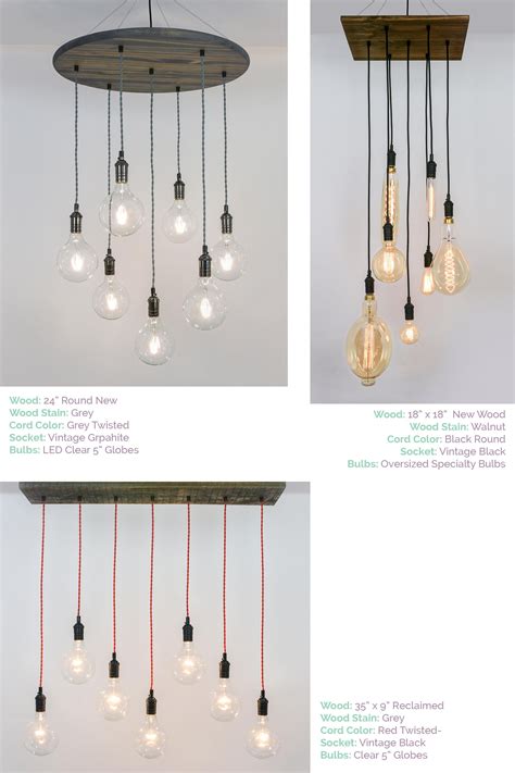 A custom chandelier is pure elegance. Modern Wood Chandelier Custom made any colors - small ...