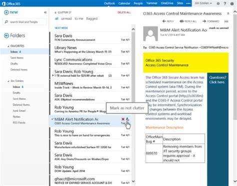 Microsoft Startet Intelligente Inbox Mit Clutter Für Office 365