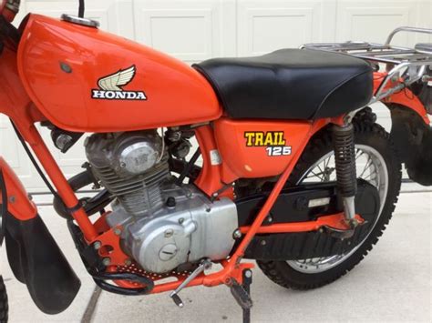 But the introduction of the honda trail 125 was actually more of a revival than something completely new. Original 1977 Honda Trail 125 Dual Sport Enduro Motorcycle ...