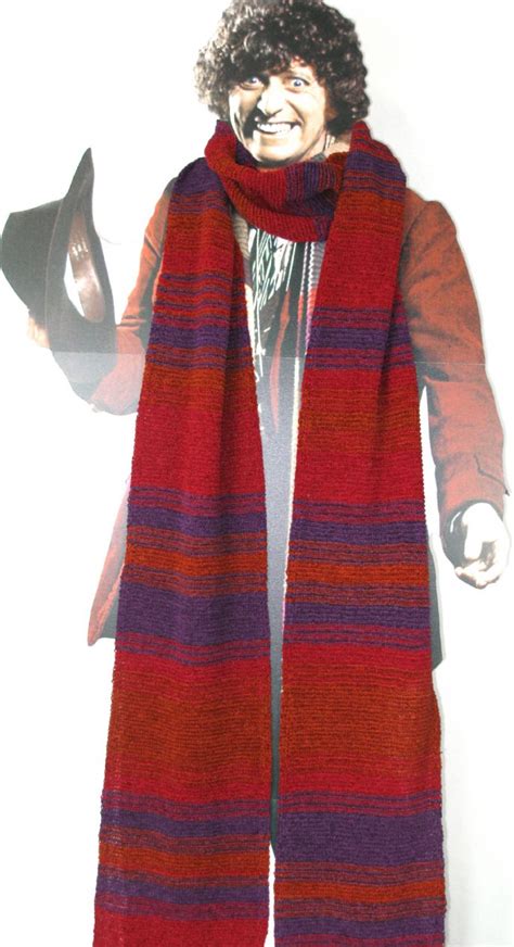 4th Doctor Scarf Official Bbc Doctor Who Scarf Burgundy