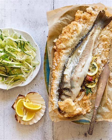 Salt Baked Sea Bass With Rosemary And Thyme Delicious Magazine