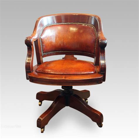 Read customer reviews, discover product details and more. Edwardian Mahogany Swivel Desk Chair - Antiques Atlas