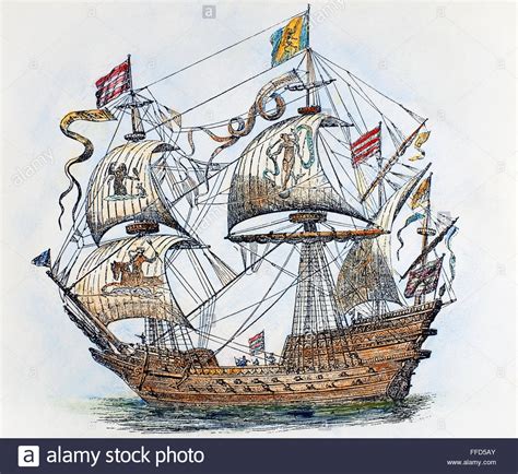 In that century, and even more in the 14th, changes began that would bring an end to the long dominance of the oar in battle. Galleon Drawing at GetDrawings | Free download