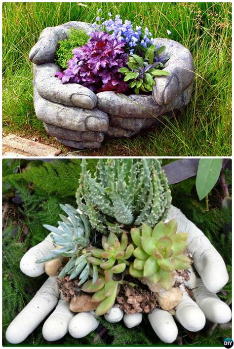 While we sell concrete birdbaths and benches, the majority of our garden ornaments are composed of cast limestone or carved granite. DIY Garden Art Decorating Ideas Instructions