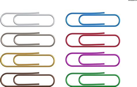 Colorful Paper Clips Png Parallel Transparent Background Paper Clips