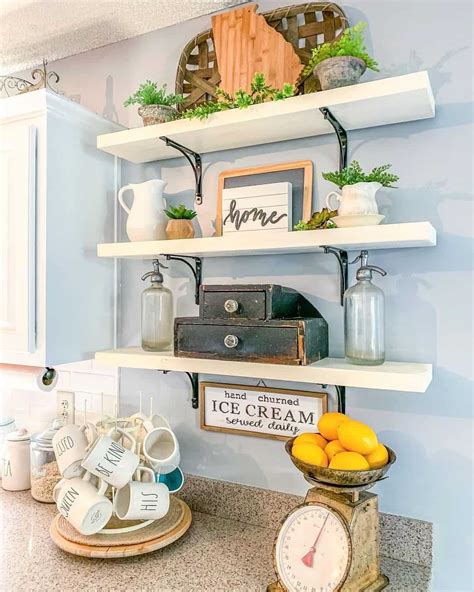 Rustic Kitchen Shelving Ideas Soul And Lane