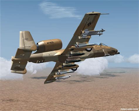 Usafphantom2 Fighter Planes A10 Warthog Desert Camo