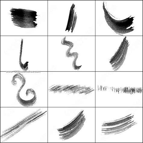 Download Free High Res Dry Brush Stroke Photoshop Brushes Images