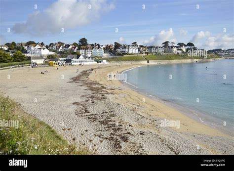 Gyllyngvase Beach Near Falmouth In Cornwall Stock Photo Alamy