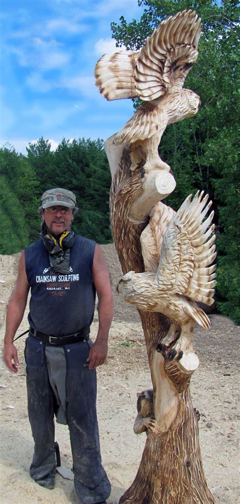 Chainsaw Carving Paul Frenette Amazing Woodwork Chainsaw Wood