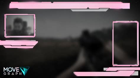 Animated Pink Stream Overlay For Obs Slobs Streamelements