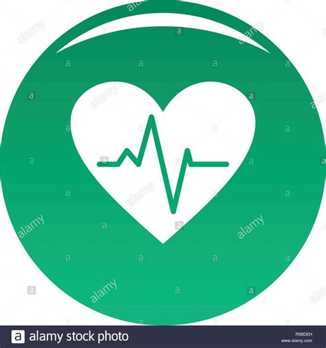 Healthy Heart Icon Simple Illustration Of Healthy Heart Vector Icon