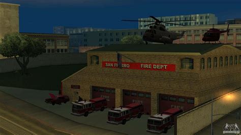 Оживление пожарной части в Сан Фиерро V 20 Final для Gta San Andreas