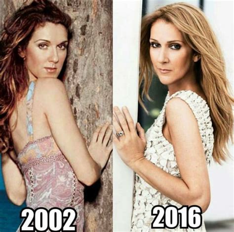 then and now celine dion