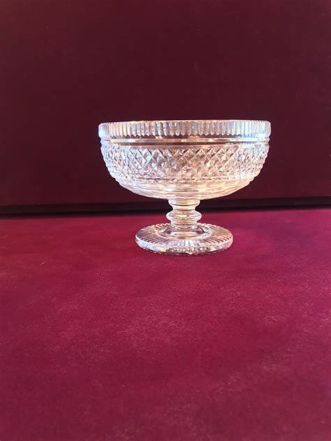 Vintage Waterford Crystal Footed Bowl Etsy