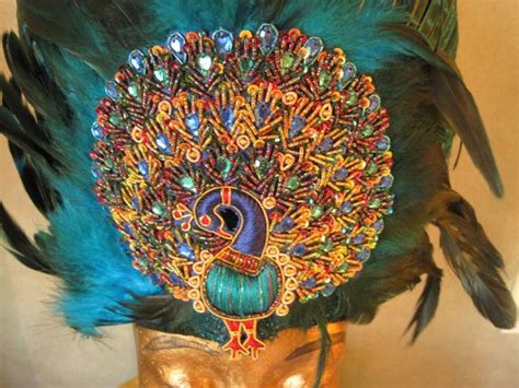 peacock headdress 90 00 via etsy headdress peacock etsy