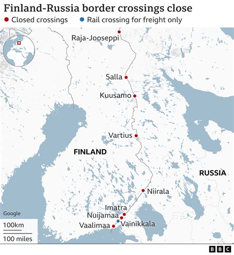 Finland To Close Border With Russia Over Migrant Crossings Bbc News
