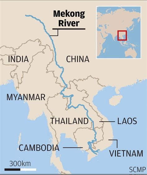 Map Of The Mekong River World Map