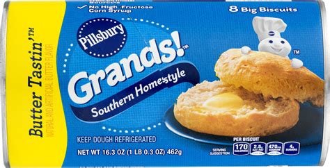 Pillsbury Grands Southern Homestyle Big Biscuits Butter Tastin 8 Ct