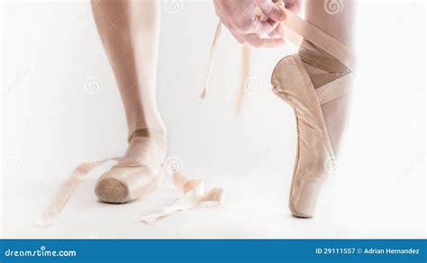 Ballerina Getting Ready Stock Image Image Of Classical 29111557