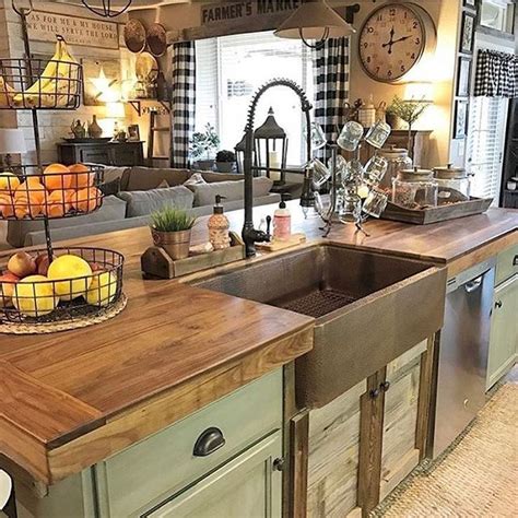 20 Beautiful Farmhouse Kitchen Décor And Remodel Ideas
