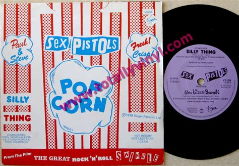 totally vinyl records sex pistols silly thing who killed bambi 7 inch picture cover