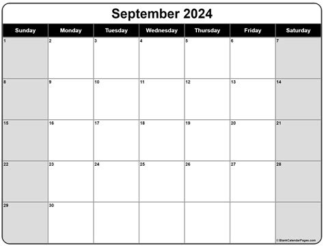 Free Printable 2024 Calendar September Calendar 2024
