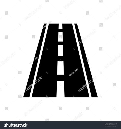 Highway Icon Stock Vector Royalty Free 728215117 Shutterstock