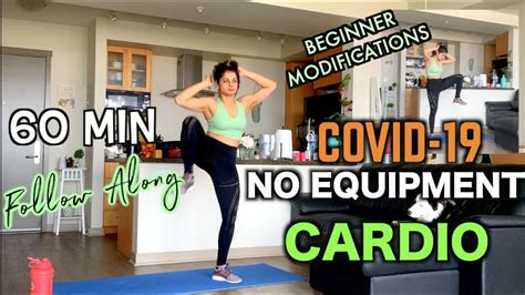 60 Min No Equipment Cardio Home Workout Covid 2020 Quarantine