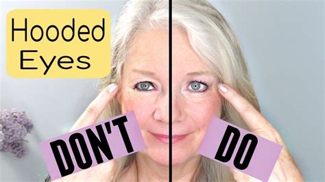 do s and don ts for hooded downturn or mature eye makeup youtube