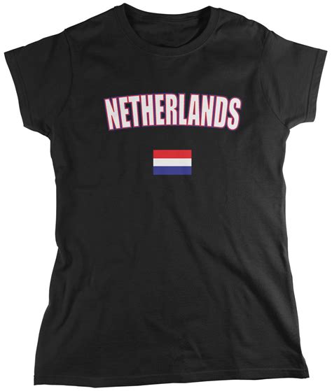Netherlands Ladies T Shirt Dutch Flag Pride Womens Etsy Uk