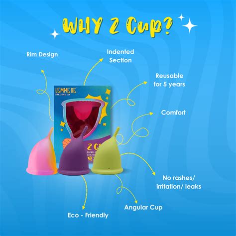 Lemme Be Z Cup Reusable Menstrual Cup Small Size Ultra Soft And