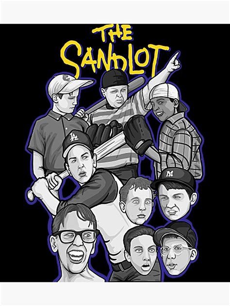 The Sandlot Character Collage Poster For Sale By Rookie560 Redbubble