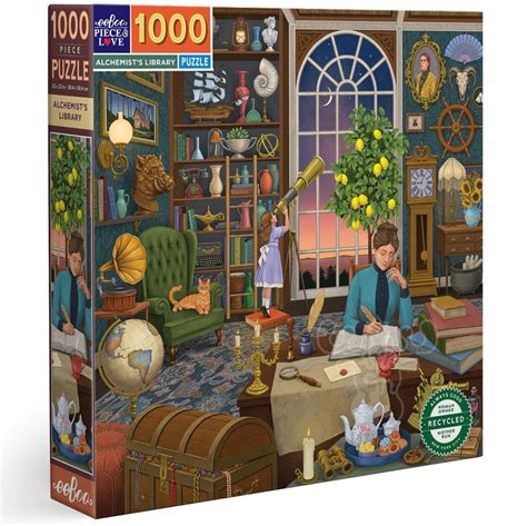 Eeboo Alchemists Library Puzzle 1000pcs Puzzles Canada