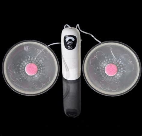 spinning nipple stimulators vibrating breast massager device for female masturb ebay